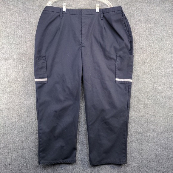 FedEx Stan Herman Image Authority Men's Reflective Pants Blue 22-35 Actual 39x27 - Picture 5 of 10